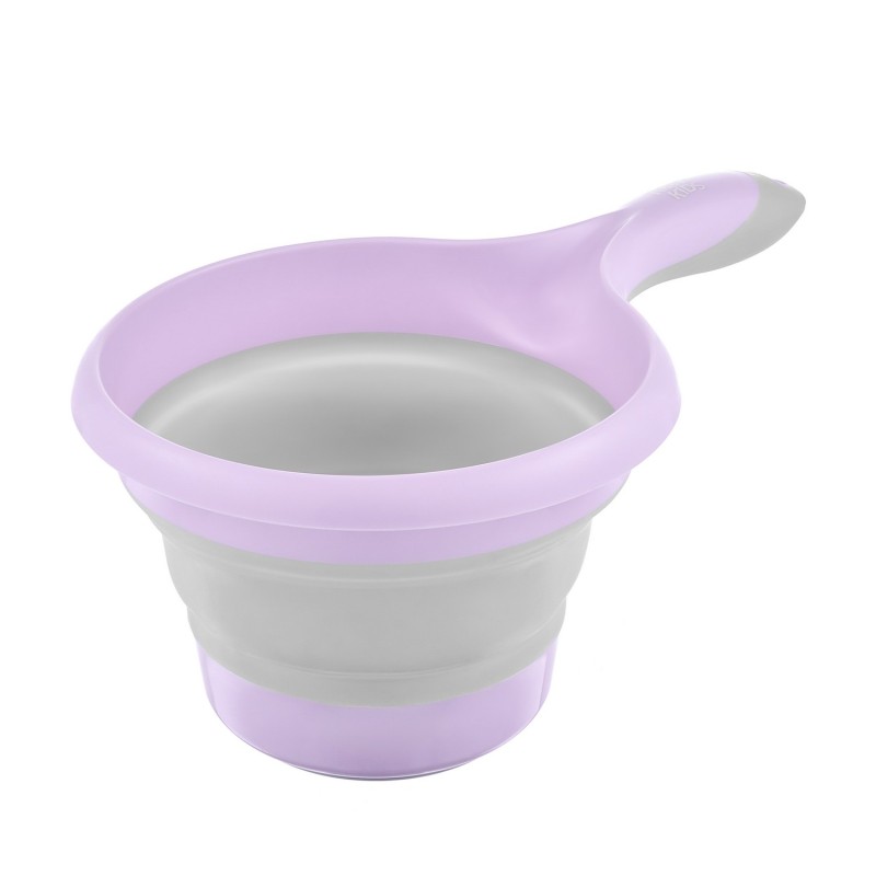 Ковш складной для мытья головы и купания цвет: сиренево-серый RLDL-001-V