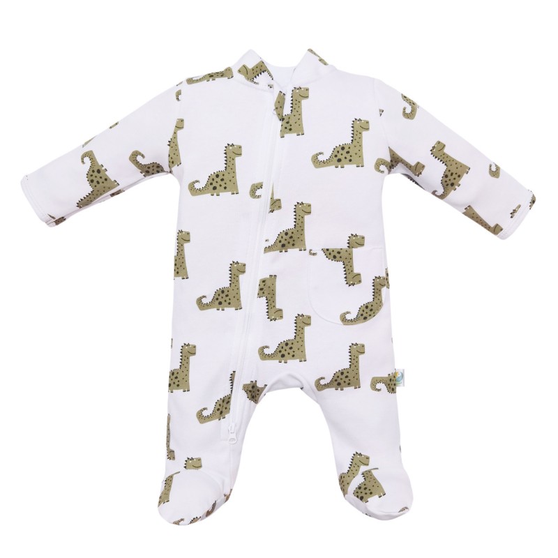 Слип на молнии 62 см цвет: динозаврики 1400-94