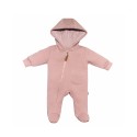 Комбинезон из футера с начесом Toucan 68 см цвет: пудра 1632-01
