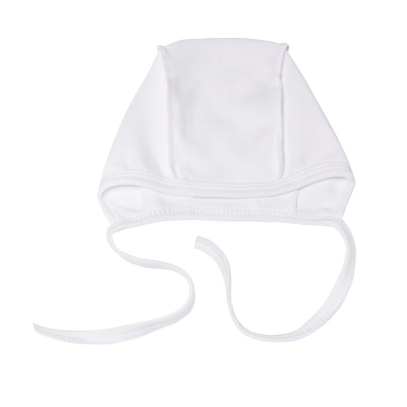 Шапочка-чепчик для малыша 36-38 см цвет: экрю 1529-02