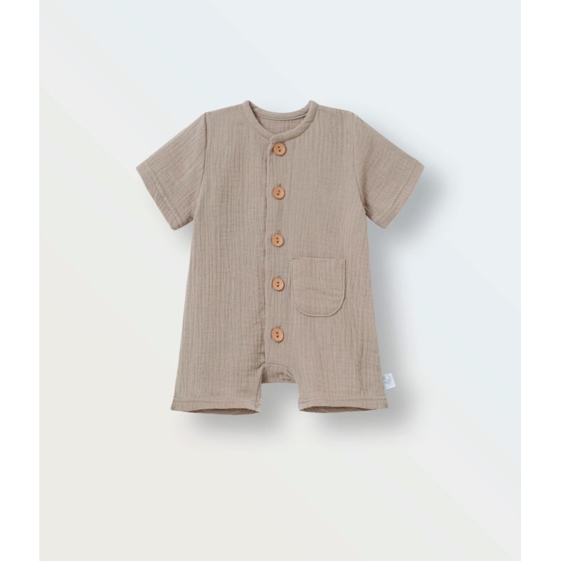 Песочник детский из муслина 80-86 см цвет: натуральный 1301-96