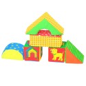 Мягкая развивающая игрушка " Кубики. Домики" 054