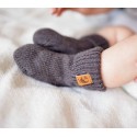 Носки вязаные Woolly 12 см цвет: графит 590-53