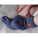 Носки вязаные Woolly 10 см цвет: джинс 590-120