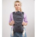 Рюкзак-кенгуру для переноски малыша от 0 месяцев + «BabyActive Vikont » цвет: графит BAV01-006