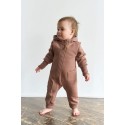 Комбинезон из футера с начесом Toucan 86 см цвет: шоколад 1633-55