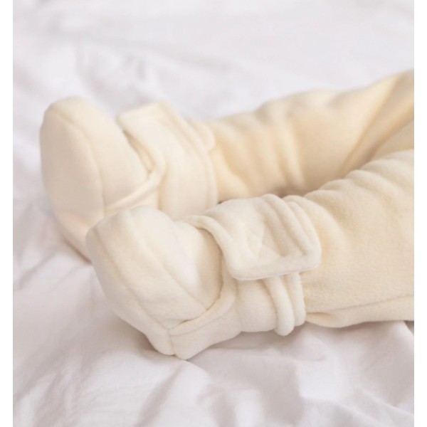 Пинетки из флиса Cute 3-8 месяцев цвет: экрю 2200-02