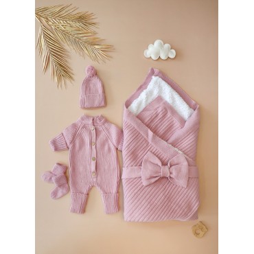 Комплект на выписку и прогулки « Comfi» 5 предметов цвет: сиреневый 0399 Комплект на выписку и прогулки « Comfi» 5 предметов цвет: сиреневый 0399