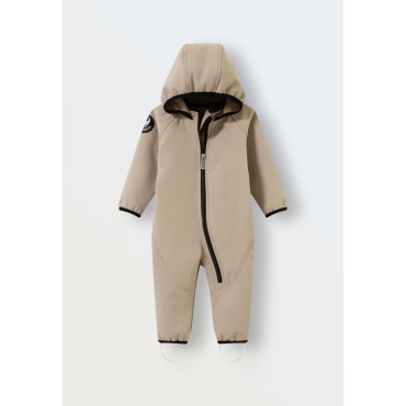 Комбинезон демисезонный мембрана Softshell 92-98 см цвет: бежевый 167-34 Комбинезон демисезонный мембрана Softshell 92-98 см цвет: бежевый 167-34