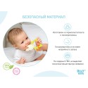 Универсальный прорезыватель BUNNY TEETHER с держателем цвет: зелёный
