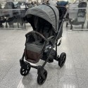 Коляска детская 2 в 1 Bjoy Mia ткань цвет: dark grey
