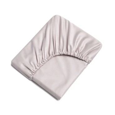 Простыня на резинке на стандартный матрас 120*60 см цвет: жемчужно-серый ПР-120х60.21