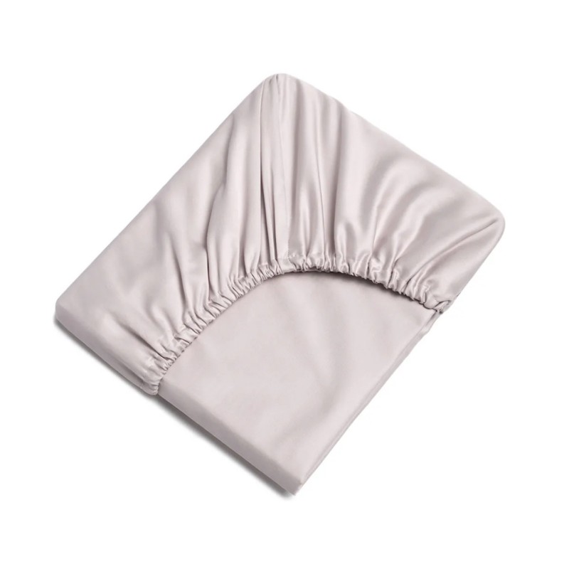 Простыня на резинке на стандартный матрас 120*60 см цвет: жемчужно-серый ПР-120х60.21