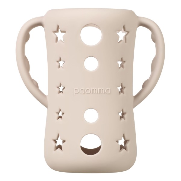 Силиконовый чехол для бутылочки Paomma 240 мл цвет: Almond milk PSC118