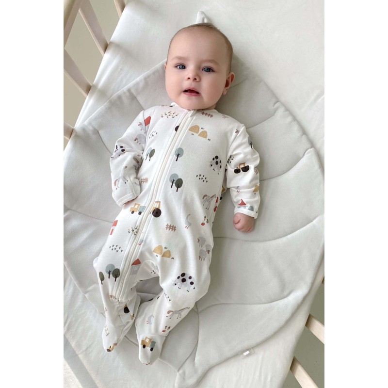 Слип на молнии 68 см цвет: ферма 1400-296