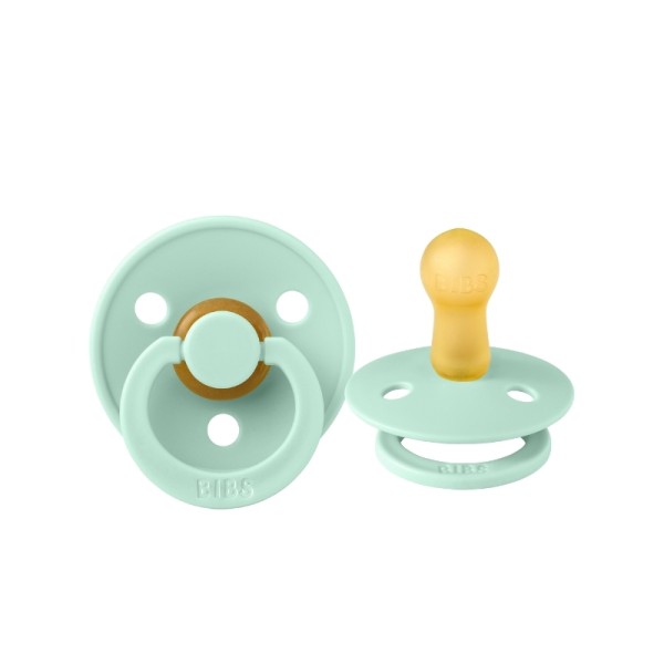 Cоска-пустышка BIBS Colour Latex 6-18 месяцев цвет: nordic mint