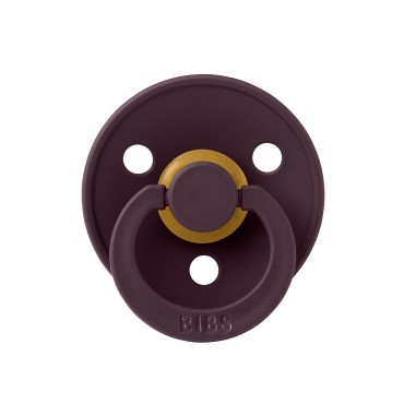 Cоска-пустышка BIBS Colour Latex 0-6 месяцев цвет: plum