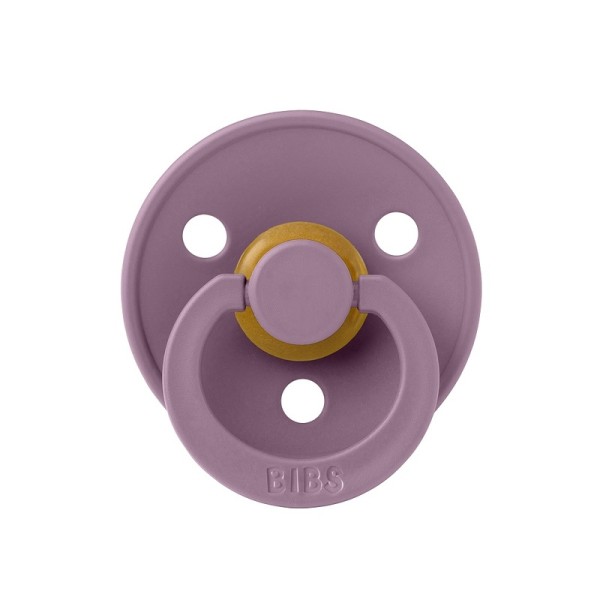 Cоска-пустышка BIBS Colour Latex 6-18 месяцев цвет: mauve