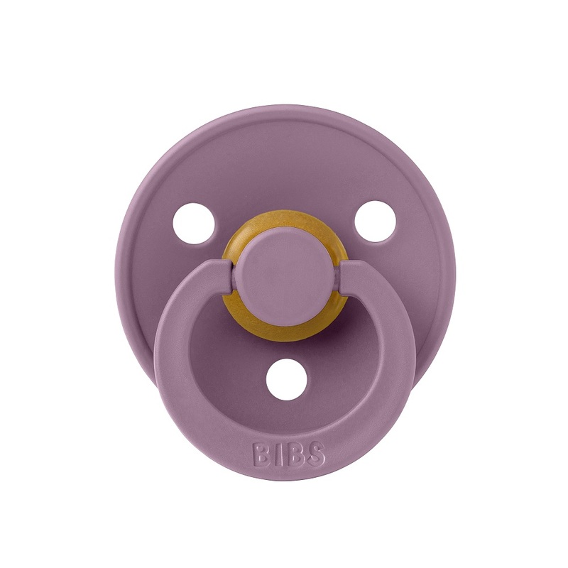 Cоска-пустышка BIBS Colour Latex 6-18 месяцев цвет: mauve