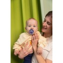 Cоска-пустышка BIBS Colour Latex 0-6 месяцев цвет: peri 100324
