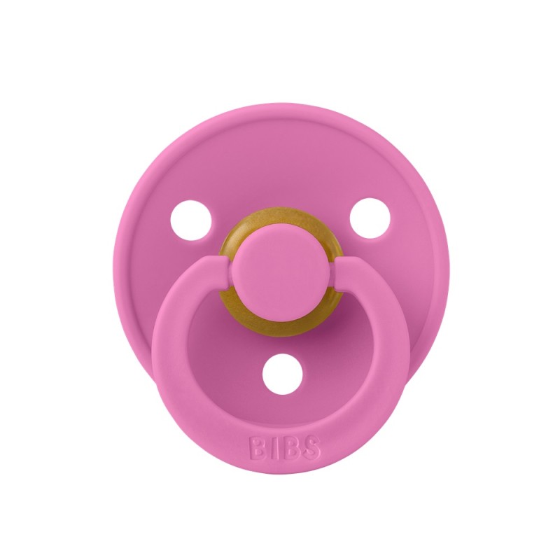 Cоска-пустышка BIBS Colour Latex 0-6 месяцев цвет: bubblegum 100321