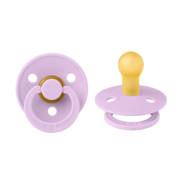 Cоска-пустышка BIBS Colour Latex 0-6 месяцев цвет: violet sky