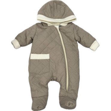 Комбинезон стеганный " Тоторо" 62 см цвет: коричневый 220-093-201-010