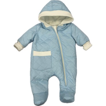 Комбинезон стеганный " Тоторо" 68 см цвет: голубой 220-093-201-758