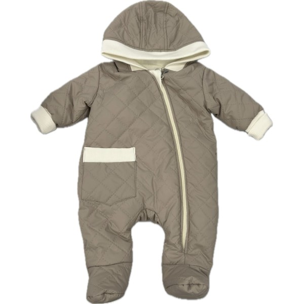 Комбинезон стеганный " Тоторо" 68 см цвет: коричневый 220-093-202-010