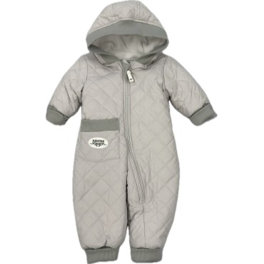 Комбинезон стеганный " Тоторо" 86 см цвет: светло-серый 220-093-205-021