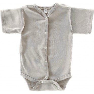 Боди с коротким рукавом на кнопках Newborn 50 см цвет: капучино Т-133
