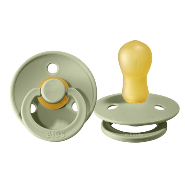 Cоска-пустышка BIBS Colour Latex 18-36 месяцев цвет: sage