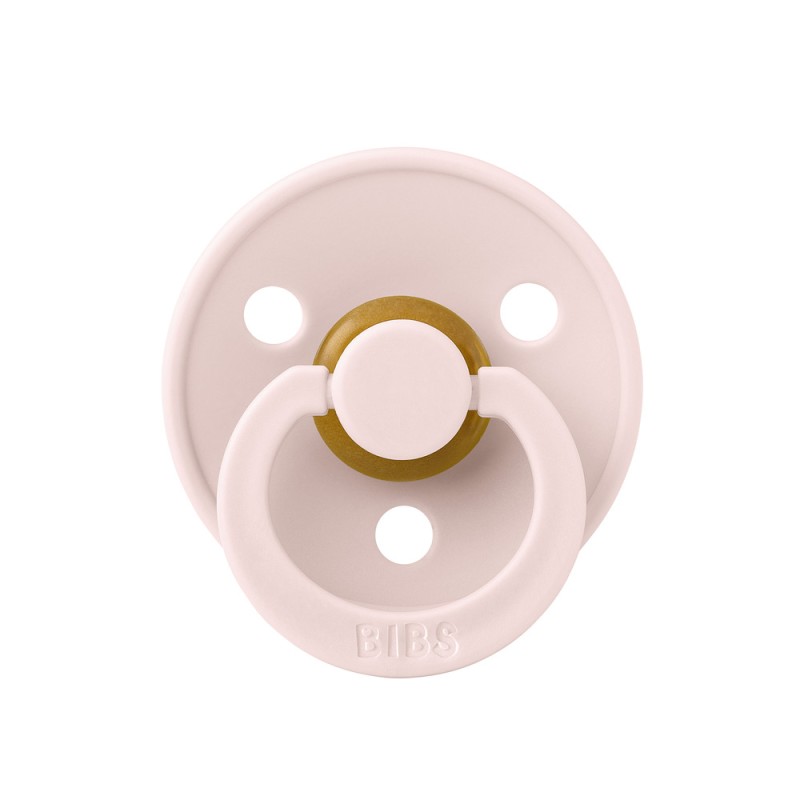 Cоска-пустышка BIBS Colour Latex 0-6 месяцев цвет: petal 100334