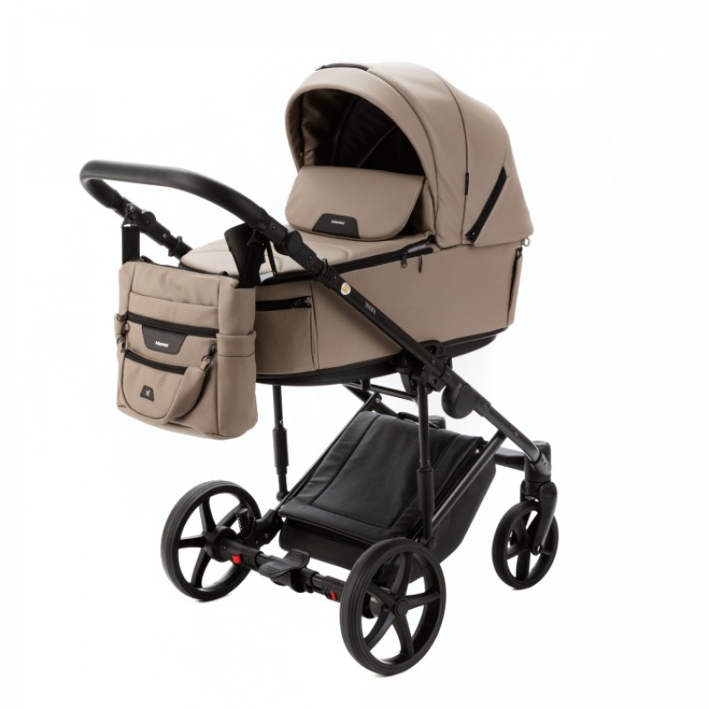 Коляска детская 2 в 1 Adamex Zico New Eco цвет: sa-9 бежевый