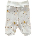 Ползунки для малыша 50 см Newborn принт: месяц и звездочки Т-132