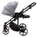 Коляска детская 2 в 1 Adamex Zico New Tip ткань цвет: серый TK-60