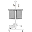 Электроколыбель 3 в 1 с качанием + мобиль с ночником Carrello Bloom цвет: Anchor Grey CRL-10304