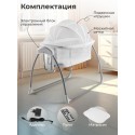 Акция! Колыбель-трансформер 4 в 1 Sweet Baby Melodia цвет: white