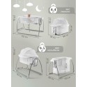 Акция! Колыбель-трансформер 4 в 1 Sweet Baby Melodia цвет: white