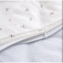 Комплект постельного белья 3 предмета Muslin цвет: Птички/Голубая пастель КПБ3-М.1.23х2.9 Комплект постельного белья 3 предмета Muslin цвет: Птички/Голубая пастель КПБ3-М.1.23х2.9