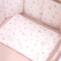 Комплект постельного белья для детей Perina SLEEPY (Розовый), артикул: КПБ3.100-SL.07, 3 предмета (состав: пододеяльник 100х100см; простыня 100х70см; 