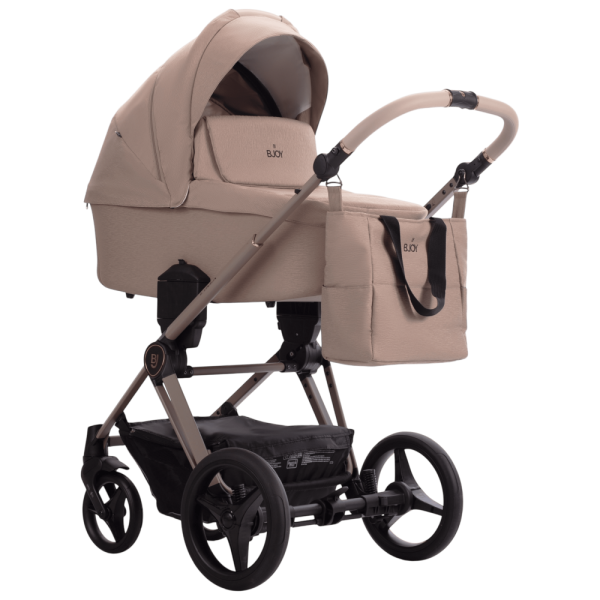 Коляска детская 2 в 1 Bjoy Lima ткань цвет: мокка