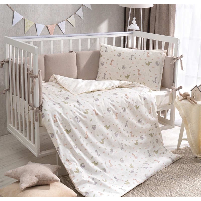 Комплект постельного белья Perina Fancy Zoo, артикул: F3-02.0, 3 предмета, пакет ПВХ