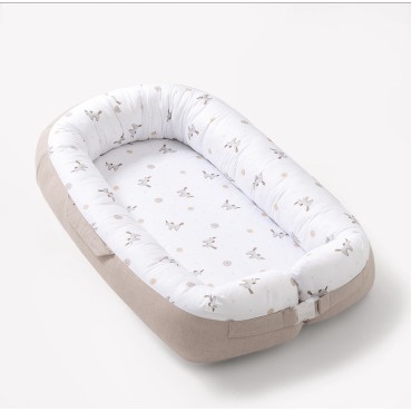 Кокон-гнездышко-колыбель для малыша Perina Soft Cotton цвет: песочный ГН-02.12
