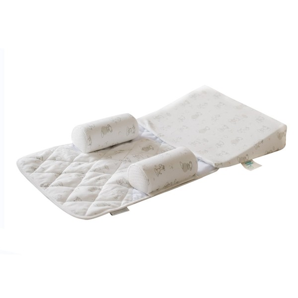 Наклонный позиционер 3в1 - подушка Memory Foam с валиками до 6 месяцев Фабрика облаков KMZ-0018
