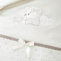 Комплект постельного белья Perina Le petit bebe молочно-кофейный, артикул: ПБ3-01.5, 3 предмета, пакет ПВХ