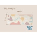 Коврик для ванны антискользящий 40 x 100 см цвет: завитки пастельные BM-40100-PAS