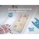 Коврик для ванны антискользящий 40 x 100 см цвет: завитки пастельные BM-40100-PAS