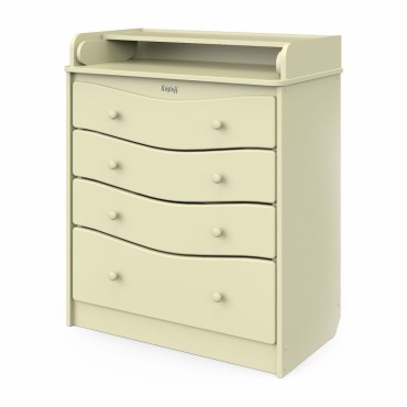 Комод пеленальный детский 4 ящика Атон Сириус Kristoff ПВХ цвет: слоновая кость Комод пеленальный детский 4 ящика Атон Сириус Kristoff ПВХ цвет: слоновая кость