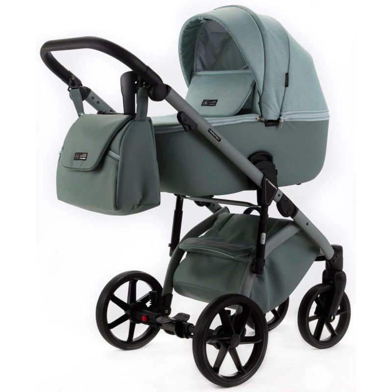 Коляска детская 2 в 1 Adamex Nola Natura цвет: mint 8-mint